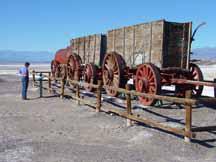 Wagons used in 20 mule team trains